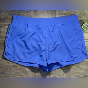 New Athletic Works DriWorks run shorts size XXL Santorini Blue